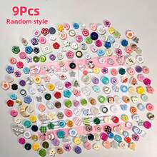 9/26/45/66/86/100Pcs Creamy Color Ins Style Cute Fresh Buttons, Colorful Resin Buttons DIY Handmade Jewelry Decoration Accessories, Sewing Supplies Small Buttons, Asymmetrical Decorative Buttons Mixed Random Styles - Multiple Styles - View 17
