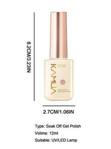 KAMUA 2pcs Spring Gel Nail Polish Set - 12ml Pink Gel And Bright Cat Eye Gel Nail Polish, Soak-Off UV/LED, Minimalist Elegant Style, Suitable For Nail Salon DIY Home Manicure, Women's Gift - 彩色 - 查看 5