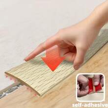 1pc 1m/39.37inch T-Shaped PVC Flooring Transition Strip - Easy Installation,Durable Threshold Seal For Hardwood & Laminate Floor - A - View 7