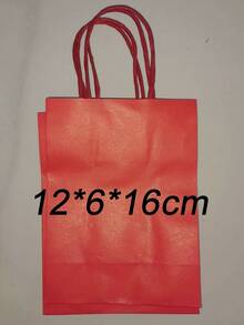 10pcs Colored Gift Wrapping Paper Bag Valentine Day - Multicolor - View 17