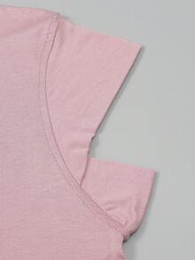 1PC Women's Fashion Solid Color Chin-Wrap Elastic Chin-Wrap Base Beanie Head Scarf - 063-powder Skin - View 6