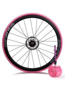 超輕量公路車內胎 45/65/85mm 長度 法式氣嘴 超輕 24G 自行車內胎 公路單車 TPU 內胎 - 彩色 - 查看 2