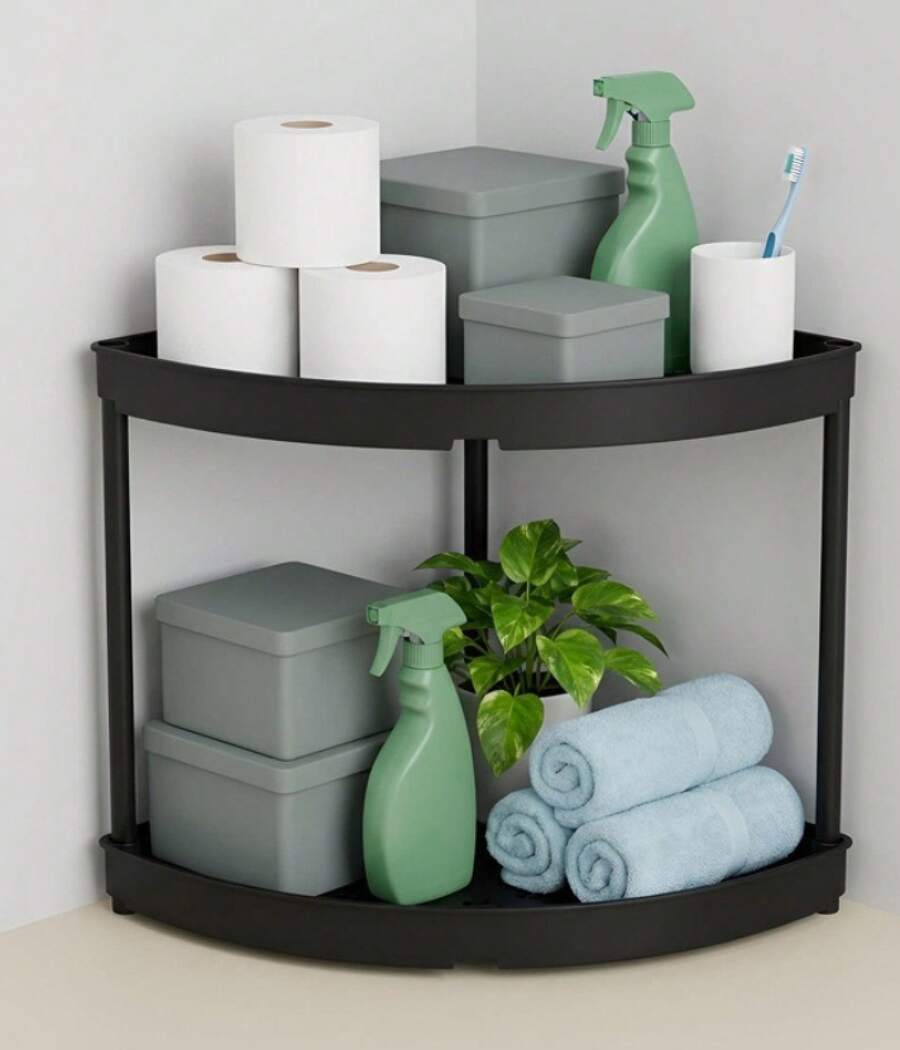 Desktop Storage Racks - Black - View 1
