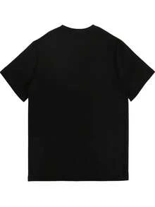 Herren Vintage 70er Jahre Retro Musik T-Shirt - Peaches Records & Tapes Grafik mit Pfirsichkern Landschaft & 1975 Veröffentlichungsjahr - Weich atmungsaktiv Rundhals - Schwarz - Übersicht 5