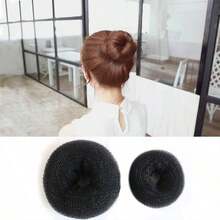 1/2/3 Peças Donuts para Coque de Cabelo, Portátil Multitamanho, Modelagem Firme, Estrutura de Malha Fofa que Eleva Facilmente a Coroa e o Volume do Cabelo, Adequado para Penteados Diários, Looks de Encontro, Cabelo de Salão, Pode Ser Combinado com Roupas Temáticas de Natal e Halloween - Multicolorido - Visão 13