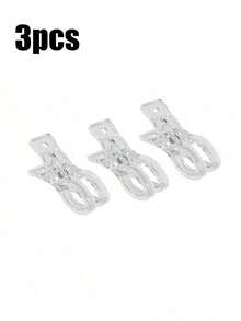 5/3/1pc Transparent Plastic Spring Clips/Multi-Function Balloon Arch Fixing Clips, Suitable For Backdrop Straps, Birthday Party, Wedding Decoration, Photography Studio, Suitable For Party, Essential Tool For Hanging Clothes - View 12