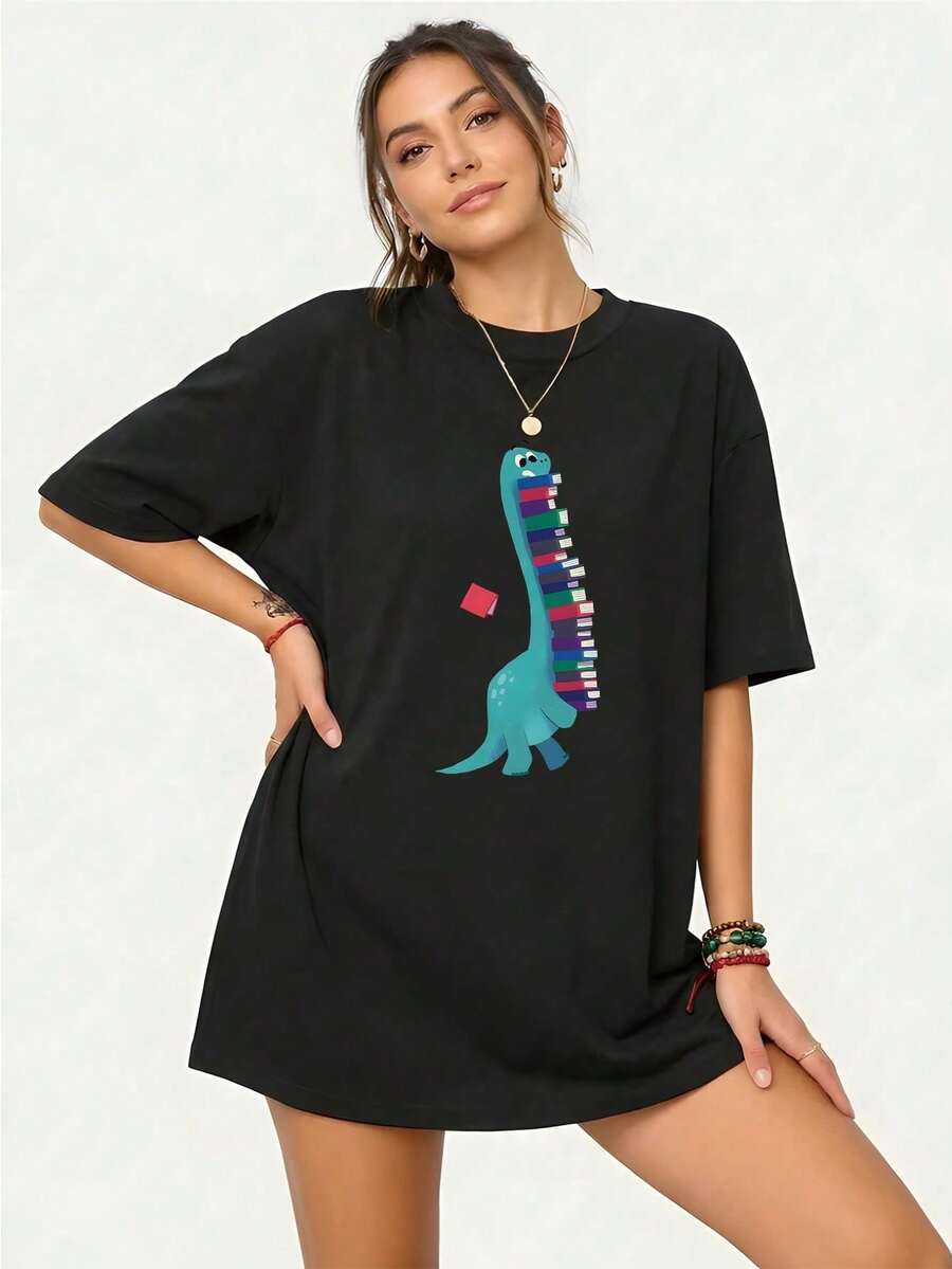 Women T-Shirts - 黑色 - 查看 1