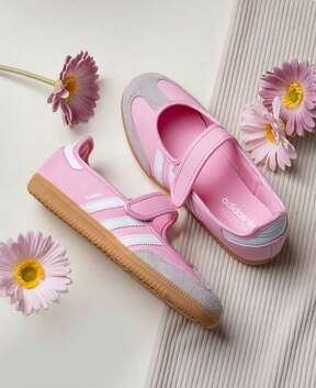 Adidas Originals Samba Jane Blanco Rosa Claro Niños JP9544