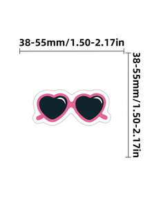 50Pcs Cute Cartoon Summer Tropical Beach Stickers, Waterproof Vinyl Holiday Seasonal Bulk Decals For Water Bottle, Laptop, Phone, Luggage & Notebook DIY Decor - Multicolor - View 4