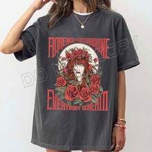 Comfortss Colorsaass Florence And The Machine 2026 Tour T-Shirt - Black - View 1