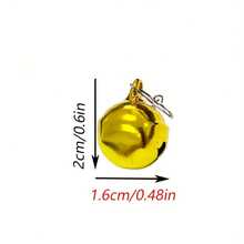 7pcs Fishing Bells, Night Fishing And Ice Fishing Bite Alert, Easy To Install, Suitable For Freshwater And Saltwater Fishing, Fishing Rod Accessories, Essential For Fishing Enthusiasts - Gold - View 4