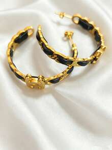 2PCS Daily Versatile New Letter Earrings - Letter Earrings - View 7