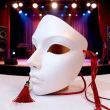 Chinese Style Beauty Mask, Hand-Painted Practice Prop, Fun Holiday Gift, Suitable For Stage Performance And Holiday Party Gathering - View 10