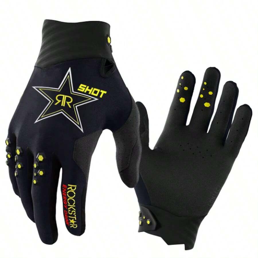 Motorcycle Mountain Bike Off-Road Riding Gear Unisex All-Season Gloves - Multicolor - View 1