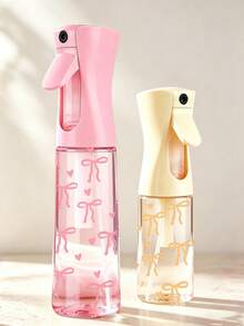 Schleifenmuster Gelb & Rosa PET Nachfüllbare Reise-Sprühflasche, Professionelle Hochdruck-Zerstäuber-Sprühflasche, 200ml/10ml Hochdruck-Kontinuierlicher Automatischer Airless-Feinsprüh-Zerstäuber, Haarstyling-Werkzeug, Haarpflegeprodukte & Zubehör, Reise-Essential - Verschiedenfarbig - Übersicht 4