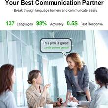 Karlak T10 Language Translator Real-Time Two-Way Translation Supports 130+ Languages Smart Translation Suitable For Travel Learning Business - View 6