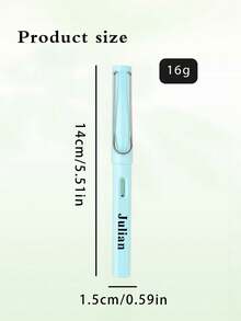 [1pc/3pcs/5pcs]Refillable Ink Cartridge Fountain Pen, Liquid Ink Pen, Quick-Dry Signature Pen, 0.5mm Black Ink, School/Office Essential, Ideal For Exams And Office Work, Fine Tip Design, Suitable For Writing, Back To School Season Essential - Multicolor - View 3