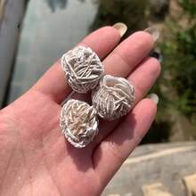 1/2/3/5pcs Natural Desert White Rose Raw Stone, Gypsum Type Natural Raw Stone, DIY Jewelry, Indoor Decor Stone, Aromatherapy Diffuser Stone Crystal, Premium Jewelry Decoration Sample, Bring Good Luck, Meditation Chakra Yoga Crystal, Best Holiday Gift - Natural Desert White Rose Gemstone - View 12