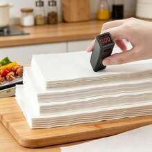 100Pcs Non-Stick Parchment Paper Sheets, 13 Inch Rectangular Greaseproof Baking Tray Liners, High Temperature Resistant Disposable Bake Paper For Oven Microwave BBQ Roasting Kitchen Baking Supplies - View 6