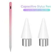 2支通用電容式觸控筆，適用於手機和平板電腦，Android與Apple主動式觸控電容筆，精準觸控、書寫流暢，高端電容筆（不適用於電阻式與電磁感應螢幕平板電腦） - 彩色 - 查看 16