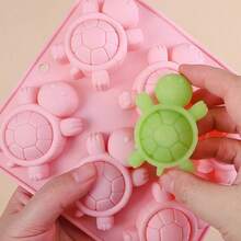 Cute 3D Pink Turtle Silicone Ice Mold, Multi-Functional Home Baking Mold. Refrigerator Ice Tray, Suitable For Home, Bar, Club, Whiskey, Party And Gift, Mini Ice Cube Mold, Kitchen Accessories, Home Goods, Baking, Kitchen, Teacher Gift - Turtle Mold - View 10