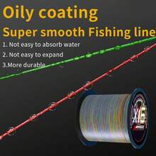 Senar Pancing PE Kepang Multi-Warna BKUMAN X16, Senar Dyneema Tahan Abrasi dan Tahan Lama, Cocok untuk Memancing di Air Tawar dan Air Asin - MultiWarna - View 7