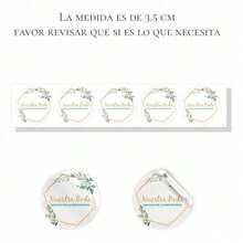 Creative Mariu 100 Wedding Labels, 3.5 Cm - Moss Green - View 5