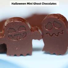 1/2pcs Halloween Candy Molds Pumpkin And Ghost Silicone Chocolate Molds, Trick Or Treat Molds For Halloween, Molds For Making Chocolate, Gummies, Cookies, Jelly - Brown - View 7