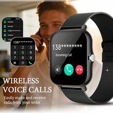 1.83 Inch Smart Watch For Men And Women, 1pc, Can Make Calls, Receive Messages, Alarm, Pedometer, Multiple Sports Modes, Compatible With Android And IOS, Suitable For School, Sports, Parties, Birthdays, Ideal Gift - Multicolor - View 9
