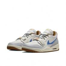 Nike Jordan Legacy 312 舒適圓頭緩震回彈低筒復古籃球鞋男款 - 米色/灰色/藍色 - 查看 7