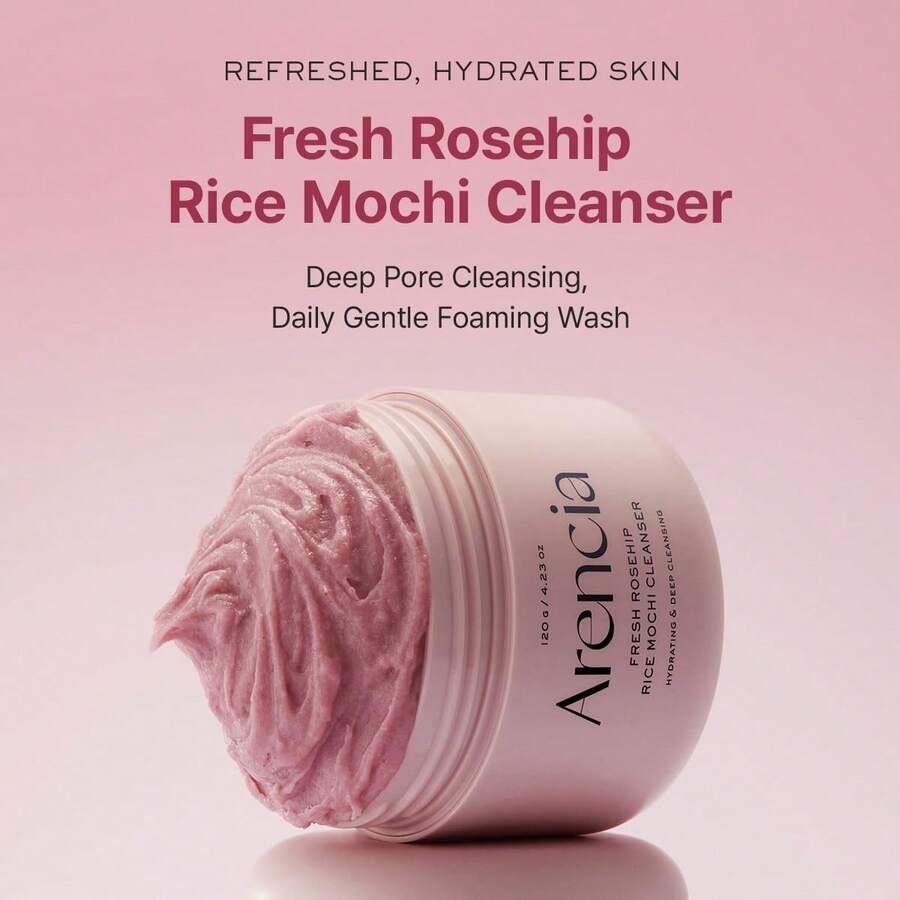 Arencia - Fresh Rosehip Rice Mochi Cleanser 120g - Cleanser - Nettoyant - View 1