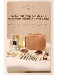 Extra Large Capacity Makeup Bag, High-End Portable Travel Business Trip Handheld Toiletries Storage Bag, Convenient To Carry For Travel, Essential For Beauty-Loving Girls - Multicolor - View 6