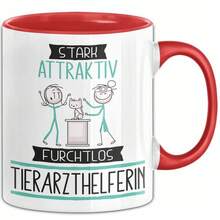 24-Hour Delivery In Mexico. Vet Assistant Mug - Gift - Strong, Attractive, Fearless Vet Assistant - Funny Gift Idea. Funny Coffee Mugs To Give As Gifts For Birthdays, Christmas, And Easter, As Well As For Everyday Use At Home Or In The Office. 11 Oz / 325 Ml Ceramic Mug. - 4 - 查看 2