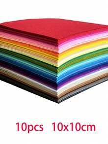 66/40/22/10pcs Handmade Felt Squares, Multiple Colors Available, Suitable For Halloween/Thanksgiving/Christmas DIY Crafts, Cutting, Sewing, Modeling And Home Decor - Felt Cloth - View 16