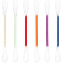 6pcs Cat Cat Cotton Swabs Cat Toys, Cat Infused Durable Chew Toys, Interactive Cat Wands, Great Gift For Cat Lovers - Multicolor - View 2