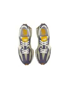 Sepatu Lari Kasual Low-Top Nyaman New Balance NB 327 Nylon untuk Off-Road, Komuter Kota, Unisex, Biru-Hijau - Hijau Tentara - View 3