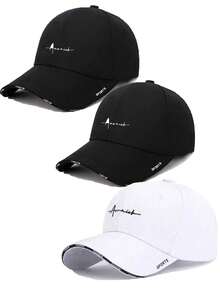 1pc/2pcs Unisex Baseball Cap, Casual Letter Print Snapback Hat, Suitable For Daily Use, Outdoor Travel, Hiking, Skiing - Multicolor - View 17