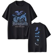 Fourth Wing Basgiath War College Fantasy-Roman T-Shirt Drachenreiter-Druck Kurzarm-T-Shirts für Männer und Frauen aus reiner Baumwolle - 2 - Übersicht 1