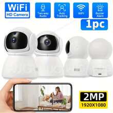 1pc 1080P Ultra HD Smart Security Pet Camera, 2.4G WIFI, Night Vision, Motion Detection, Two-Way Audio And 360 Degree Rotation - Suitable For Office And Home (Indoor And Outdoor) Monitoring Dogs, Cats And Fish And Other Small Animals. - White - View 3