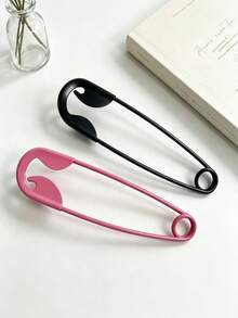 5/1pc Sweet & Cool Style Large Dual-Use Brooch Hair Clip, Both Safety Pin And Side Clip, Unique Eye-Catching Design - Suitable For Women And Girls, Daily, Date, School, Vacation, Party - Multicolor - View 4
