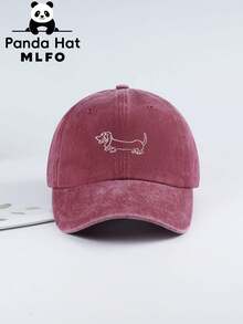MLFO Topi Baseball Bergaya Baru dengan Bordir Motif Garis Dachshund, Topi Gaya Y2K, Topi Kasual Luar Ruangan yang Dapat Diatur, Cocok untuk Berbelanja, Berkemah, Liburan Pantai, dan Olahraga Luar Ruangan - Garis keturunan Dachshund - View 11