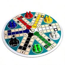 27 pièces Plateau de jeu 6 joueurs Grande taille 34cm/13,39 pouces - Comprend : 1 plateau de jeu rond, 24 dés 6 couleurs, 2 dés. Plateau de jeu de dés classique, convient pour 6 joueurs, avec pièces de jeu 6 couleurs - Soirée de jeu, Noël et Halloween - Échecs internationaux Piste rapide et plateau de jeu 6 joueurs - Plateau de jeu de dés classique avec pièces de jeu - Multicolore - Voir 10