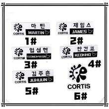 COR/TIS 支持胸針 James Seonghyeon Keonho Juhoon 名牌徽章 K-Pop 偶像周邊商品 背包吊飾配件 送給好朋友、同學的開學季禮物 - 彩色 - 查看 10