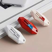 Magnetic Portable Box Opener, Multi-Function Cutting Tool, Precise Box Opener - Automatic Retraction, With Magnetic Fridge Sticker, Convenient For Opening Packages, Letters And Envelopes, Suitable For Home And Office, Office Supplies, And Package Opening - Multicolor - View 2