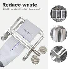 1pc Paint/Toothpaste Squeezer, Suitable For Squeezing Fluid Paints And Toothpastes, This Labor-Saving Paint/Toothpaste Squeezer Can Prevent Waste And Save You Money (Squeezer Only, No Other Accessories Included). - silver - View 8