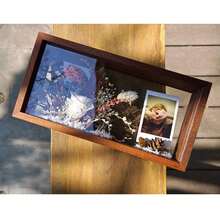 3D Shadow Frames Wooden Double-Sided Deep Box DIY Crafts Memory Box Display Case - A - View 11