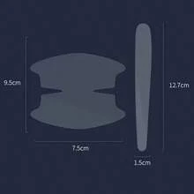 8PCS Door Handle Sticker, Scratch-Proof Car Door Protective Sticker, Door Bowl Protective Film - A - View 3