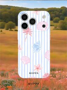 GIIPPA 1個淺藍色條紋背景海洋圖案設計手機殼，適用於Phone 17 Pro Max，相容於Phone 16 Pro Max、15 Pro Max、14 Pro Max，韓系高端時尚趣味手機殼，相容於11/12/13/14/15/16 Pro Max Plus，優雅設計男女皆宜，送女友的完美禮物，適合聖誕節、情人節、復活節、婚禮季和生日！ - 彩色 - 查看 8