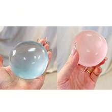 1 pieza Juguete antiestrés de cristal azul de malta suave de rebote lento de color aleatorio, bola de queso fluido extra grande con piel exterior pegajosa ultra fina, perfecto para regalos de vacaciones, regalos divertidos y lindos, regalos de cumpleaños, regalos de Pascua, regalos de Halloween, regalos de Navidad, regalos de fiesta, squishy, juguetes squishy, juguete antiestrés squishy, squish de dumpling, juguetes para mujeres adultas - Bolas de coco - Ver 6