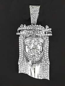 Shiny Pendant With Cuban Ice Chain, Miami Necklace, Unisex Hip Hop Pendant Necklace Jewelry Gift - Pendant Necklace - View 10